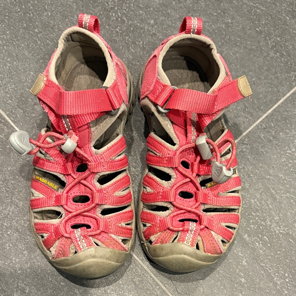 Keen Kids Coral-Red Outdoor Water Sandals